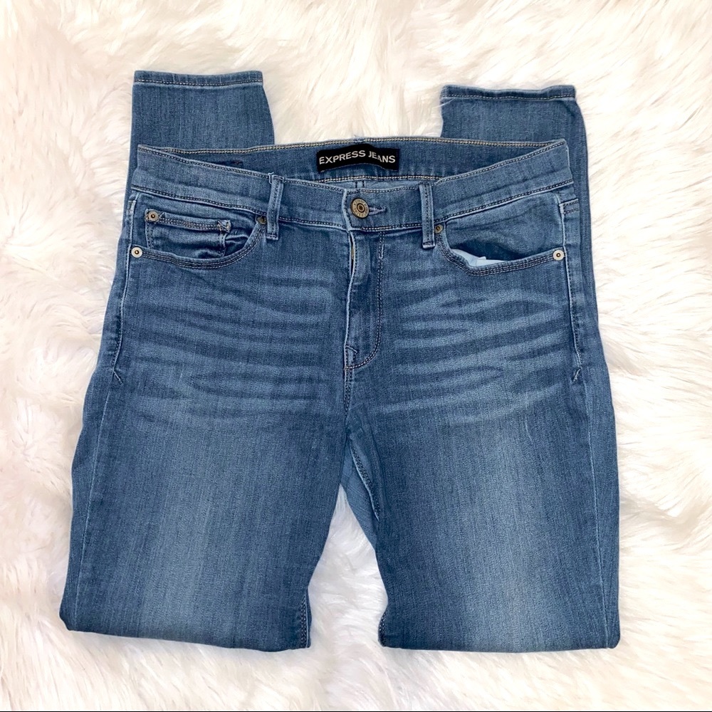 Express midrise leggings jeans size 10